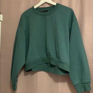 ✨3 for $15✨ Zara Cropped Fleece Sweatshirt